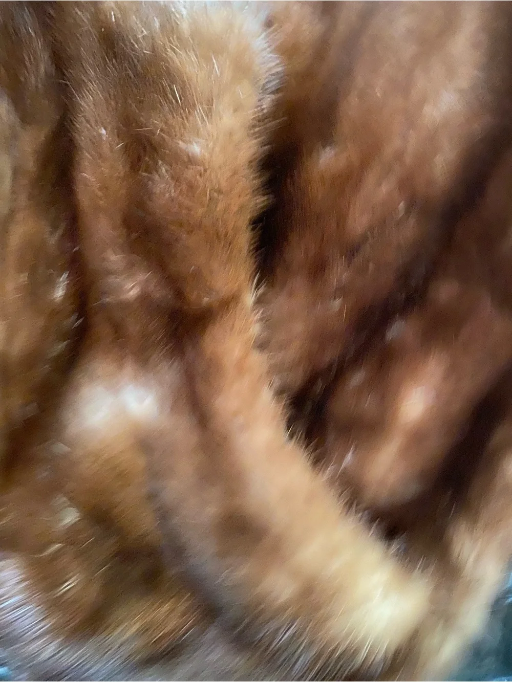 J & J Weiss Fur Co Cleveland Brown Fur Stole - Luxurious Women’s Accessory